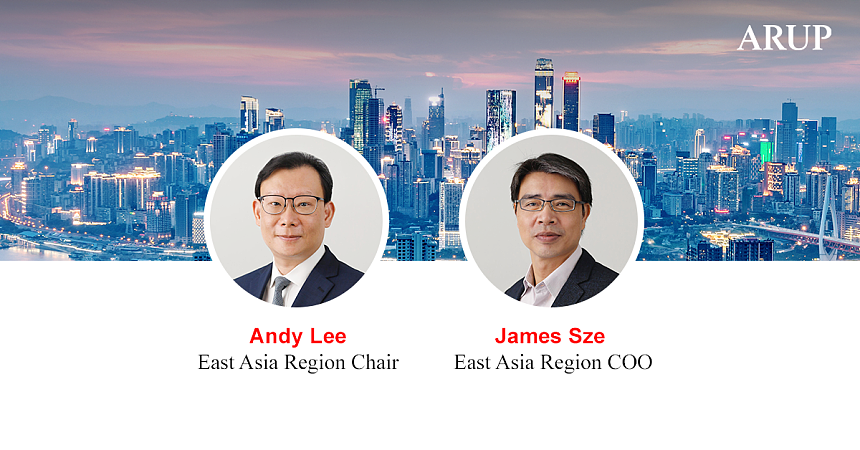 Arup announces new leadership in East Asia
